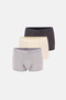Anthracite-Grey 3-Pack Patterned Micro Modal Boxers