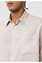 Oversized Long Sleeve Shirt with Pocket Detail - 6