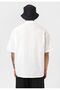 Patterned Oversize Short Sleeve Linen Shirt - 5