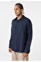 Basic oversize long sleeve linen shirt - 3