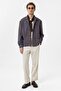 Relax fit striped men's shirt - 4