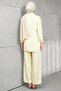 Yellow Buttoned Tunic Trouser Suit - 5