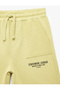 Beli Lace-Up Printed Detailed Pocketed Cotton Shorts - 7