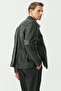 Regular Leather Coat - 4