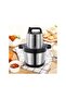 8L Electric Food Chopper - 6000W High Power Stainless Steel Meat Grinder & Processor - 4