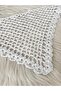 Women's Sequined Mesh Knitted Bandana -White - 3