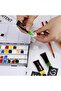 Bview Art Metal Watercolor Tin with Fold-Out Palette, Large Watercolor Tray Palette with 52 Empty... - 4