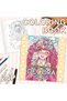20x20cm 24pages DECORA GIRLS Coloring Book for Adults Featuring Cartoon Bold-easy Patterns for Relax - 2