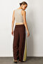 High Waist Relaxed Cut Trousers - 8
