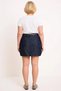 Women's Mini Shorts High Waist Belt Detailed Plain Pattern Denim Rigid Fabric Functional - 5
