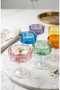 Set of 6 Colorful Glass Turkish Delight Bowls - Mini Sauce Bowl and Jam Bowl Presentation Set - 3