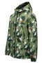 . Men's Water and Wind Resistant Chest Zipper Hidden Pocket Sports Raincoat - 2