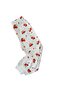 Girls' Short Sleeve Pajama Set 100% Cotton Single Jersey Fabric Strawberry Pattern Crew Neck - 5
