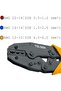 Ratchet Crimping Plier Industrial Hand Tool for Terminal and Connector Crimping - 6