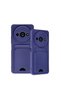 Xiaomi Redmi A3 4g Case Kelvin Silicone with Business Card Holder - Navy Blue - 3