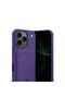 Apple iPhone 17 Pro Kelvin Silicone with Business Card Holder - Deep Purple - 2