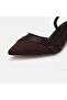 Large size women's stiletto 41-42-43-44-brown - 7