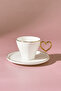 Bellamore 2-Person Heart Detailed Coffee Cup 80 ml - 10