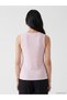 Vizyon New Season Pink Crew Neck Women's Undershirt - 4