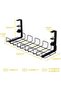 Silk Route - Under Desk Cable Management Tray, No Drill Cable Metal Rack Wire Organizer, Cable Storage Basket - 2
