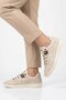Ecru Genuine Leather Women's Casual Shoes