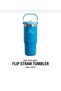 Stanley IceFlow 2.0 Flip Straw Tumbler with Handle 30 oz | Twist On Lid and Flip Up Straw | Leak Resistant Water Bottle | Insulated Stainless Steel | BPA-Free | Violet Blossom - 4