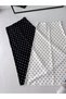 Women's White Polka Dot Modal Fabric Skirt Bohemian Midi Length - 5