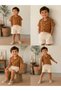 Boy's Holiday Summer Shirt and Linen Shorts 2-Piece Set - 2