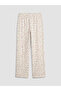 Heart Patterned Women's Pajama Bottoms - 6
