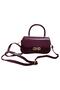 Baguette Model Women's Hand and Shoulder Bag with Gold Accessories - 5