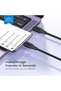 BDC-46 Type C to Type C Braided Fast Charging Data Cable 60W 3A, for iPhone 16, 1M - Black - 5