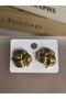 Vip Gold 3-Piece Spiral Design Basic Anti-Tarnish Steel Stylish Earrings