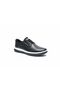 Men's Black Inner and Outer Genuine Leather Daily Casual Shoes Ultra Light Orthopedic Sole 0510
