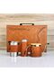V60 Coffee Maker Gift Set, 4Pcs Dripper Brewing Kit with Stainless Steel Reusable Filter, Gooseneck Kettle, Manual Hand Grinder, Travel Mug, Portable for Camping (Beige) - 3