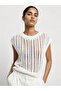 Women's openwork loose mercerized premium knit blouse - summer chic lightweight sleeveless top