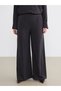 Peak New Season Elastic Waist Wide Leg Women's Pleated Trousers - 6