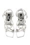 Women's High Thin Heeled Open Ankle Strap Blunt Toe Evening Dress Shoes 16225 - 7