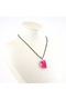Pink Agate Natural Stone Necklace - Healing Energy Stone Women's Necklace (2 Pieces) - 2