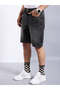 Men Regular Fit Solid Denim Shorts - 2