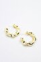 Hoop Earrings - Gold - 2