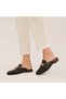 Brown Genuine Leather Women's Slippers Loafer with Gold Chain Accessories, Daily Stylish Slippers - 6