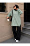 Women's Premium Quality Hijab Tunic with Bow and Stones - 3
