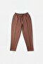 Women's Two-Thread High-Waist Jogger Sweatpants with Front Ironing Stitching, Comfortable Fit, Hidden Pocket - 3