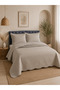 Velvet Double Bedspread Set |   250X260 cm |   Elegant & Modern Design |   Dowry Box & Daily Use - 2