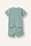Short-Sleeved Top Shorts Bottom 2-Piece Pajama Set Baby Boy H5378A526Hs - 4