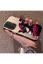 Samsung Galaxy S22 Compatible Hard Acrylic Back Silicone Edge Lens Protection Case - 3