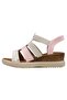 Women's Vegan Leather Pink Thick Sole Sandals - a Little Paris Always Design - 6
