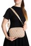 Women's Patterned Shoulder and Crossbody Bag with 2 Compartments, Stylish Daily Handbag and Card Holder Wallet - 4