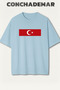 Turkey National Teams Printed Premium Oversize Cotton T-Shirt