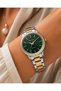 Modern Women's Wristwatch Silver-Gold Color Steel Band Stylish Design Gift Boxed - 2